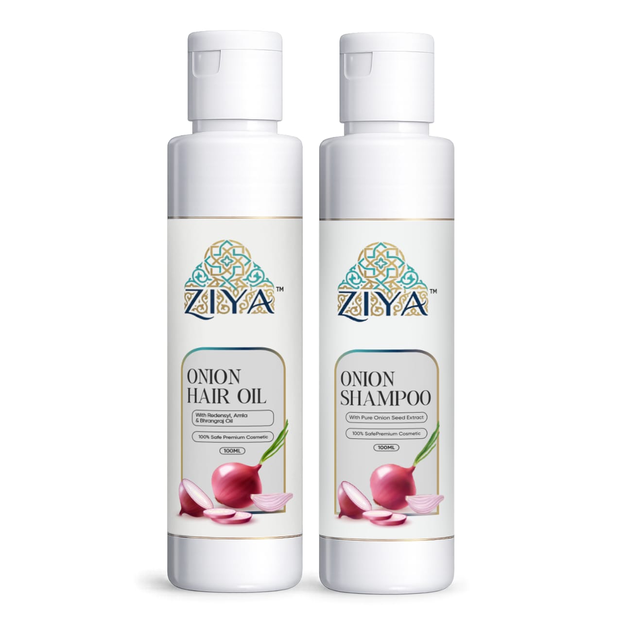 Ziya Onion Shampoo & Hair Oil ( Combo ) – Anti Hair Fall, Hair Growth & Dandruff Control - Image 2